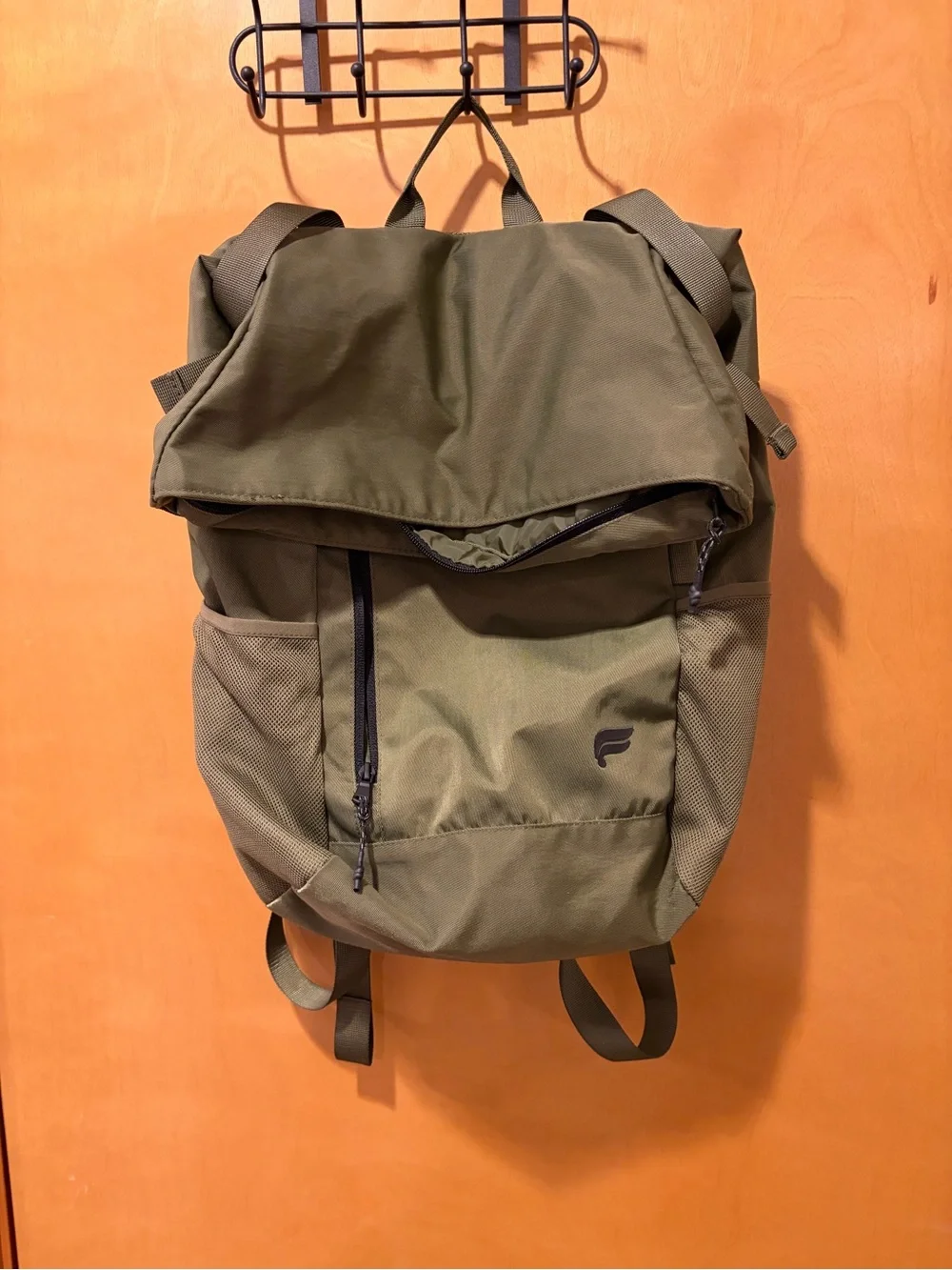 Men's Olive Green Roll-Top Fabletics the only Backpack
